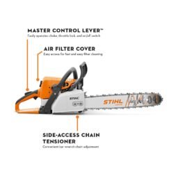 Alternative view of MS 250 Gasoline Chainsaw