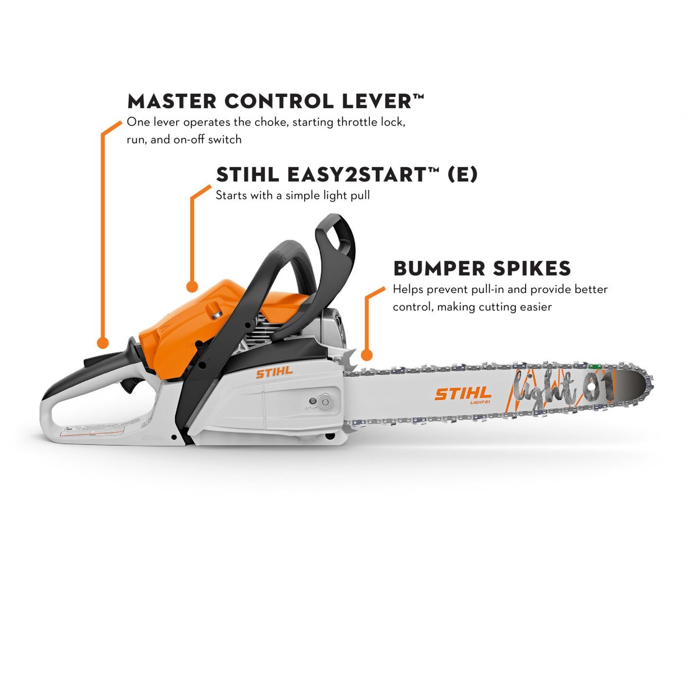 MS 172 Gasoline Chainsaw - Image 2