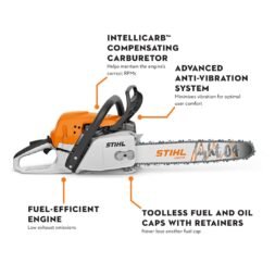 Alternative view of MS 291 Gasoline Chainsaw